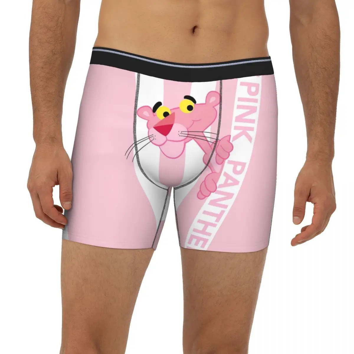 

Pink Panther Underpants Breathbale Panties Male Underwear Boxer Briefs extended underwear