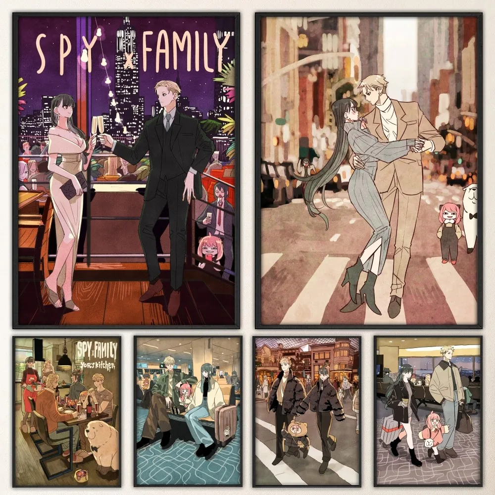 Шпионская семья Аня Йор Лойд печать плакатов настенная живопись спальня