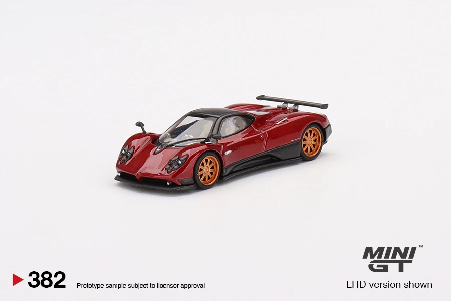 

MINI GT 1:64 Pagani Zonda F Rosso Dubai LHD / RHD Die-Cast Car Model Collection Miniature