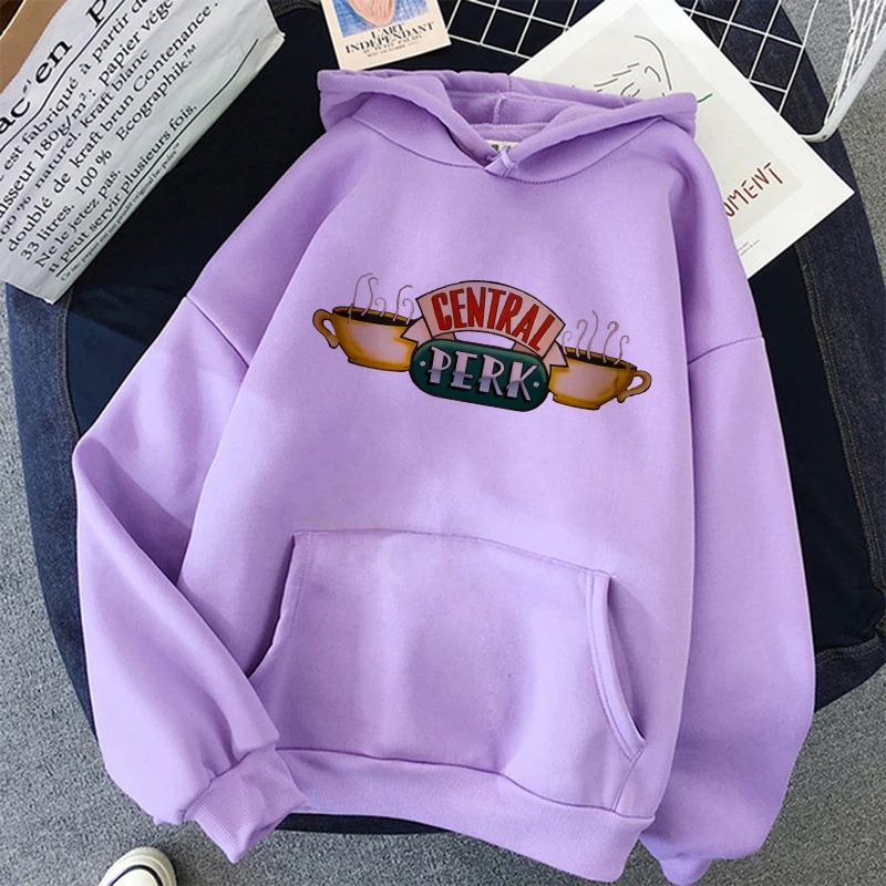 

Забавные мультяшные толстовки Friends Tv Show Harajuku, женские толстовки Ullzang Graphic Friends 90-х годов, винтажная Женская толстовка худи в стиле