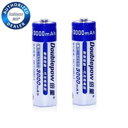 

NEW AA 3000mAh NiMH Rechargeable Battery with 1200 Cycle * 2pcs *