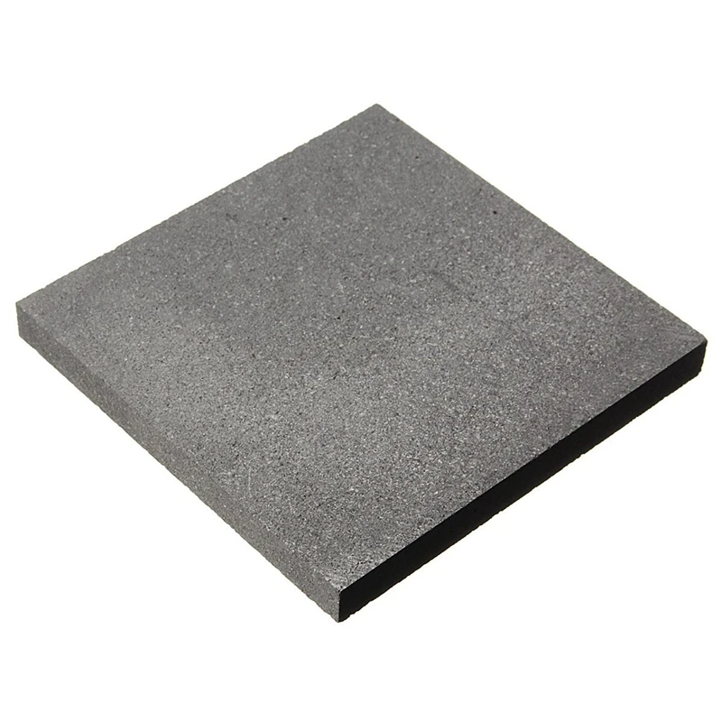 

5 Pcs 100X100x10mm 99.9%Pure Graphite Block Electrode Rectangle Plate