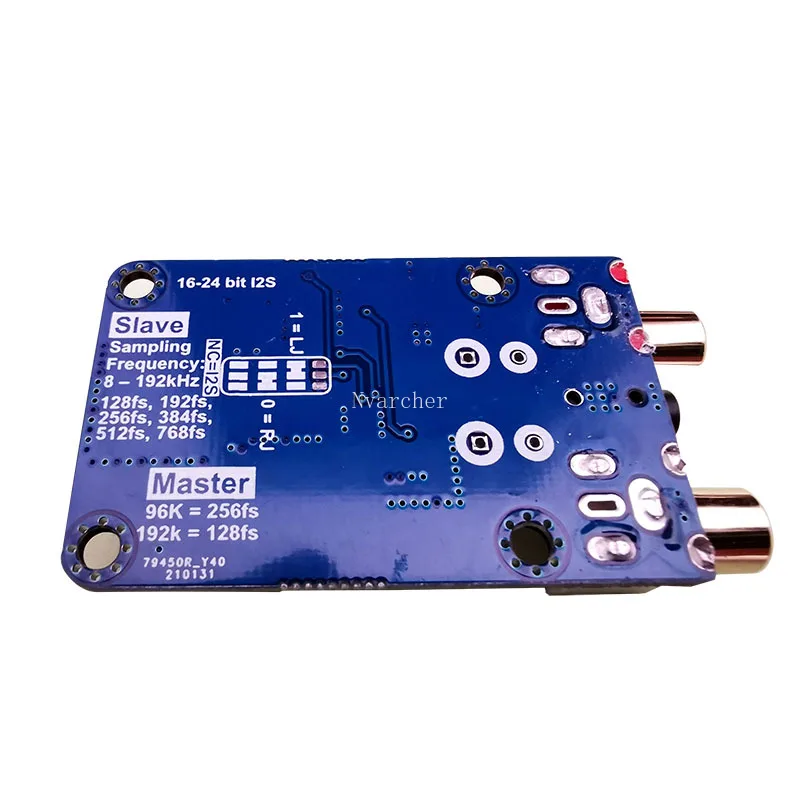 Nvarcher HIFI I2S ADC Moudle модуль карты захвата мастер-ведомый режим макетная плата 24 бит 192K