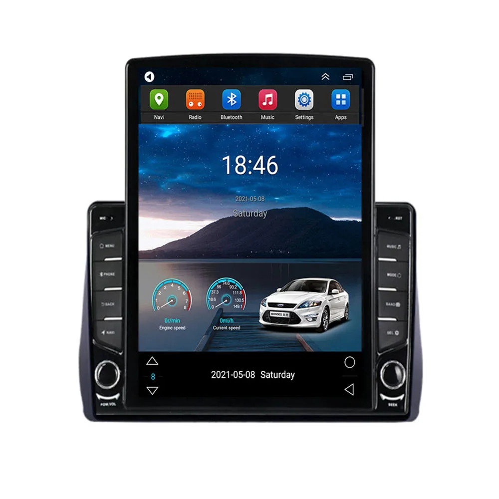 

For Tesla Style 2 Din Android 12 Car Radio For TOYOTA WISH 2009-2035 Multimedia Video Player GPS Stereo Carplay DSP RDS Camera