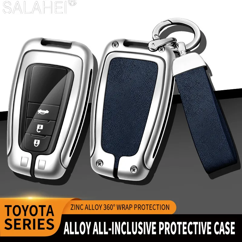 

Car Remote Key Case Cover For Toyota Corolla Camry RAV4 Highlander Avalon C-HR Allion Prado Crown Kluger Wildlander Accessories