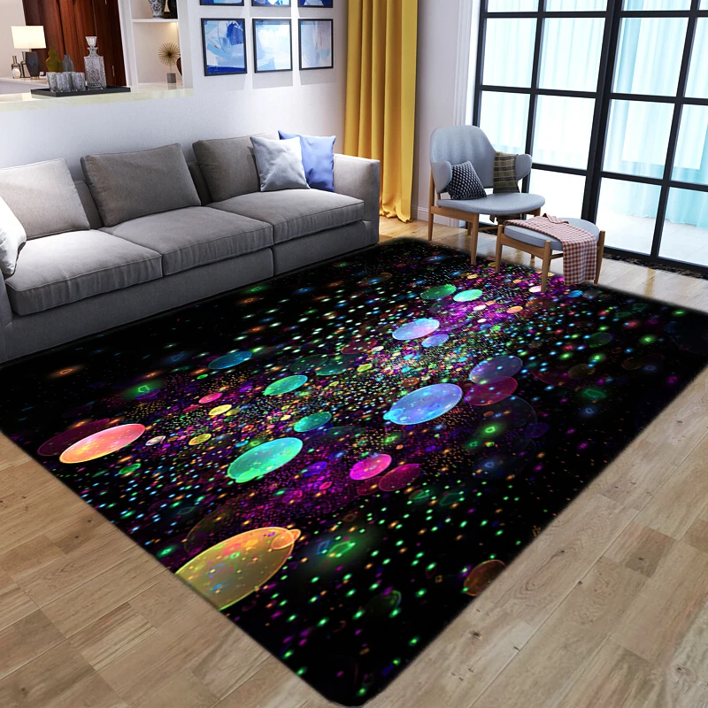 

3D мечтательная фотография для дома, гостиной, спальни, декоративный детский коврик для ползания, кухни, ванной, нескользящий напольный ковр...