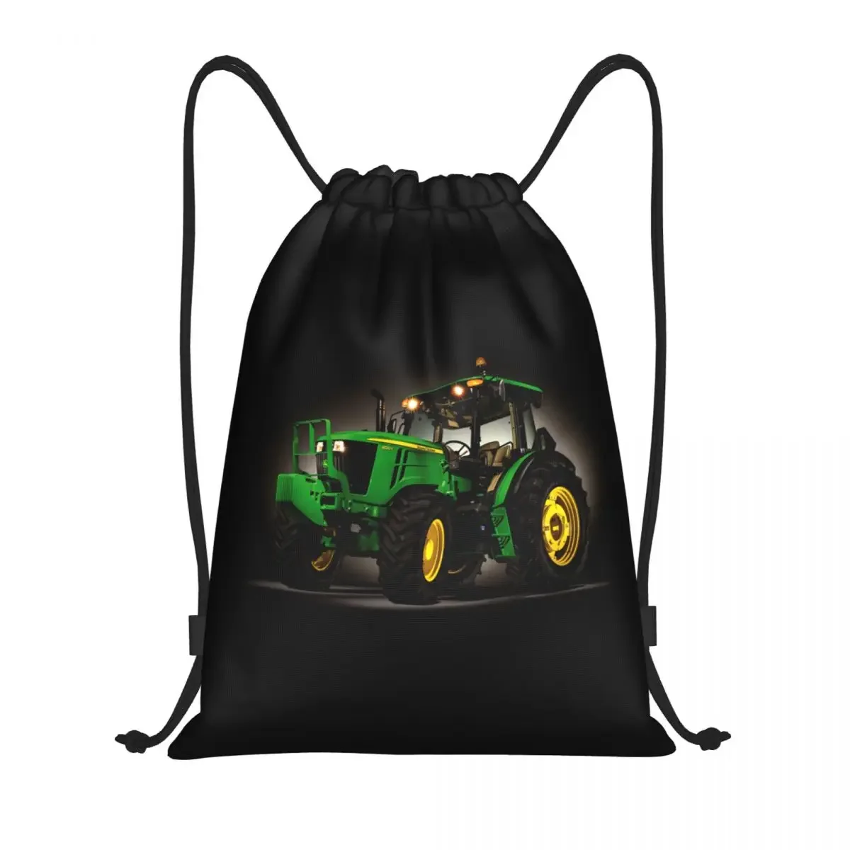 

Custom Tractor Drawstring Bags for Shopping Yoga Backpacks Men Women Sports Gym Sackpack