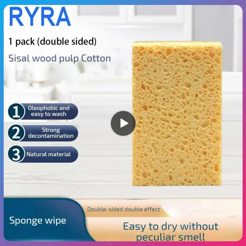 

Double-sided Scouring Pad Lightweight And Convenient Wipe And Wash Dishes Dish Sponge Double Sided Cleaning Kitchen Eraser