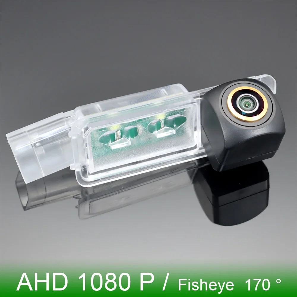 Камера заднего вида рыбий глаз золотого цвета для SEAT Ibiza 6J MK4 MK5 2008 2009 2010 2011 2012 2013 2014