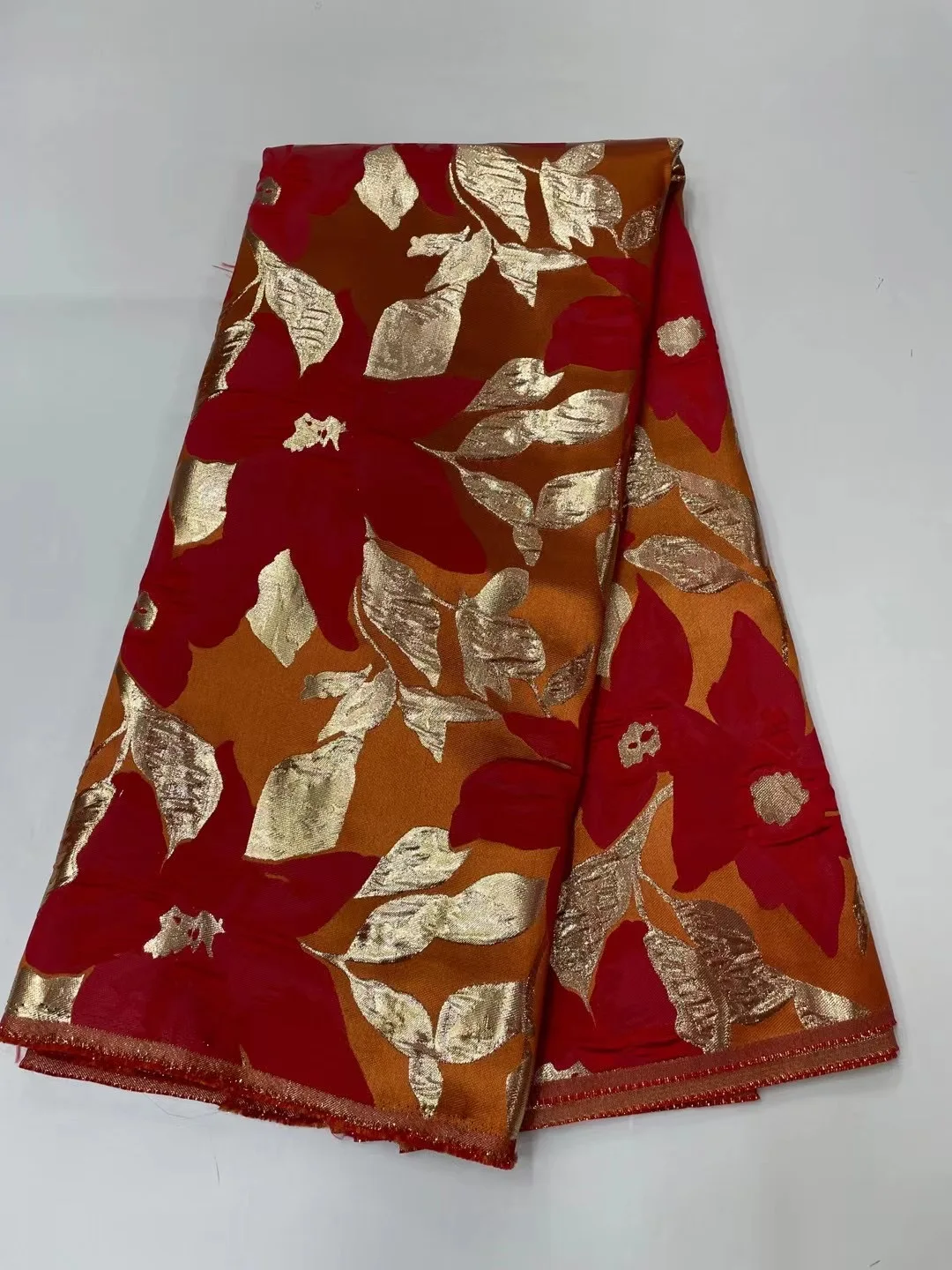 Нигерия Высококачественная жаккардовая кружевная ткань Африканское Новое