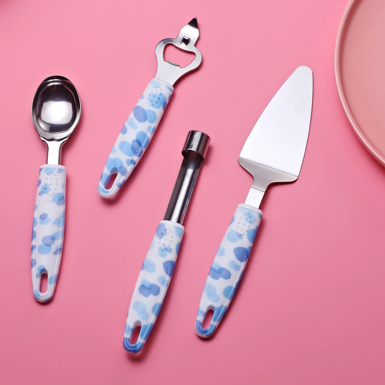 Набор кухонных гаджетов 13 шт. приборы из нержавеющей стали с медным покрытием