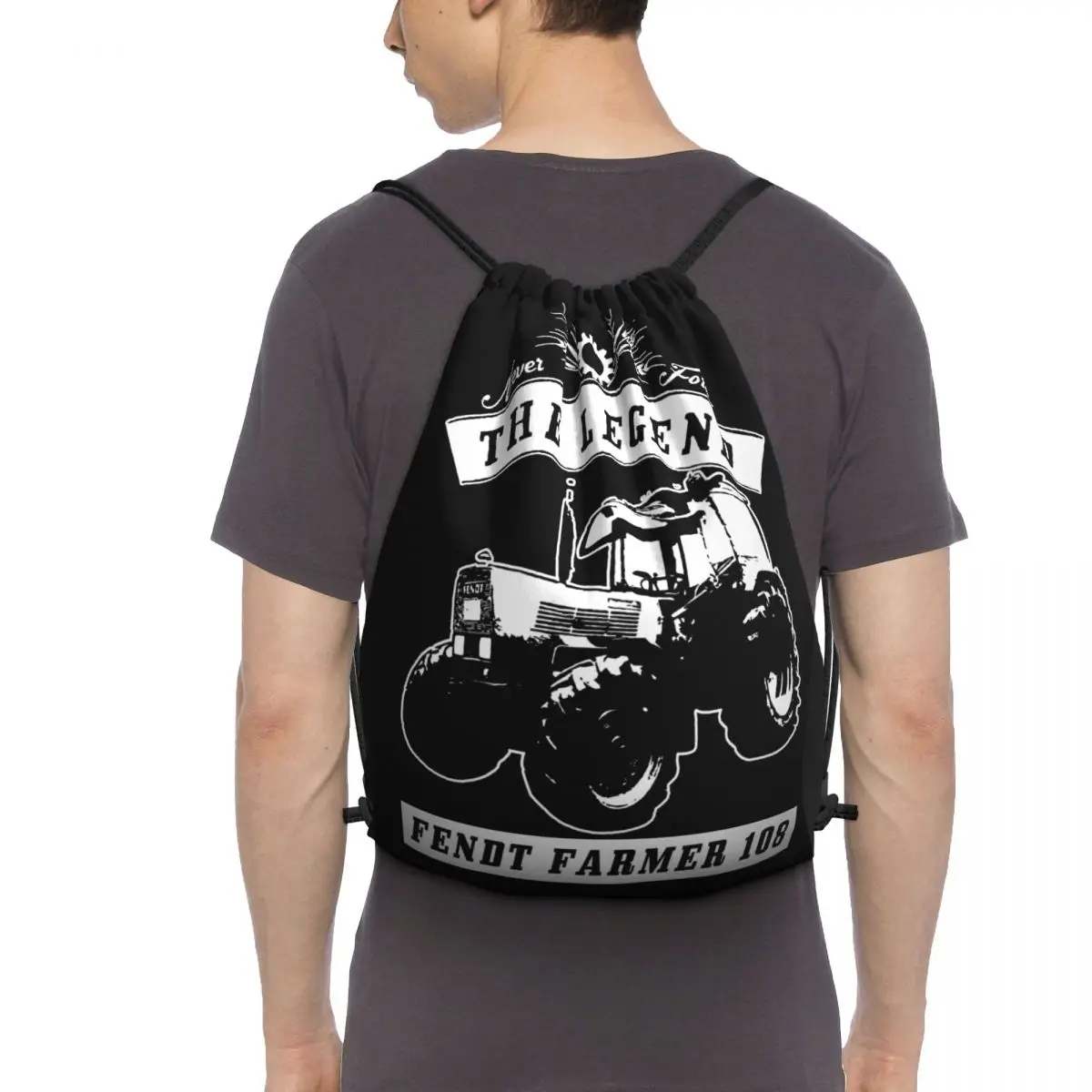 Фермер 108 трактор бульдог Oltimer сумки на шнурке спортивная сумка винтажные для