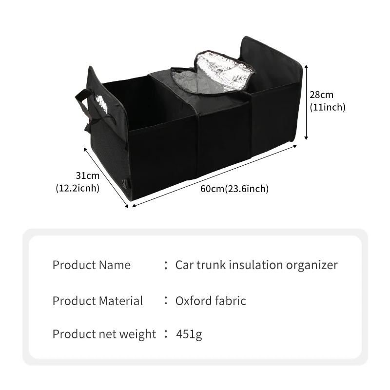 Автомобильный багажник органайзер для фруктов пищевых продуктов изолированная