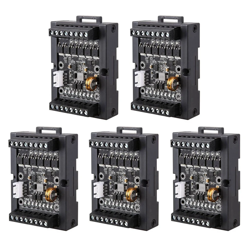 

5X PLC Programmable Logic Controller DC 10-28V PLC Regulator FX1N-14MT Industrial Control Board