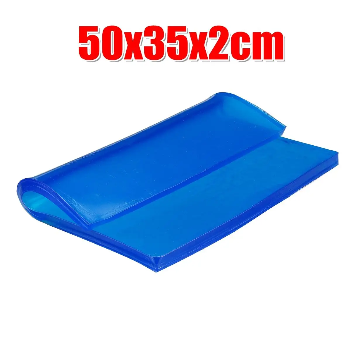 

Синяя Модифицированная гелевая Подушка для сиденья мотоцикла, 50x35x2 см