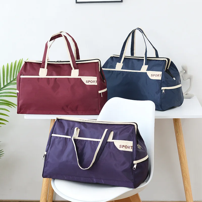 Collapsible Travel Duffel Bag High Capacity Waterproof Clothes Storage Package Move Sundries Organize Handbag Accessorie Supplie