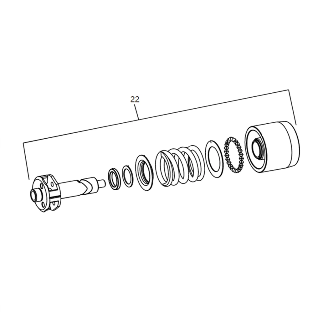 Impactor Assembly Clutch Assembly For DEWALT NA039655 DCF900 DCF900NT Impact Wrench Parts