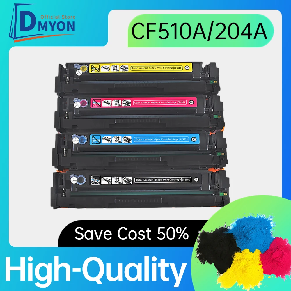 

Картридж с тонером DMYON 204A CF510A CF511A CF512A CF513A, совместимый с HP для Color LaserJet Pro M154 MFP M180 M180n M181 M181fw