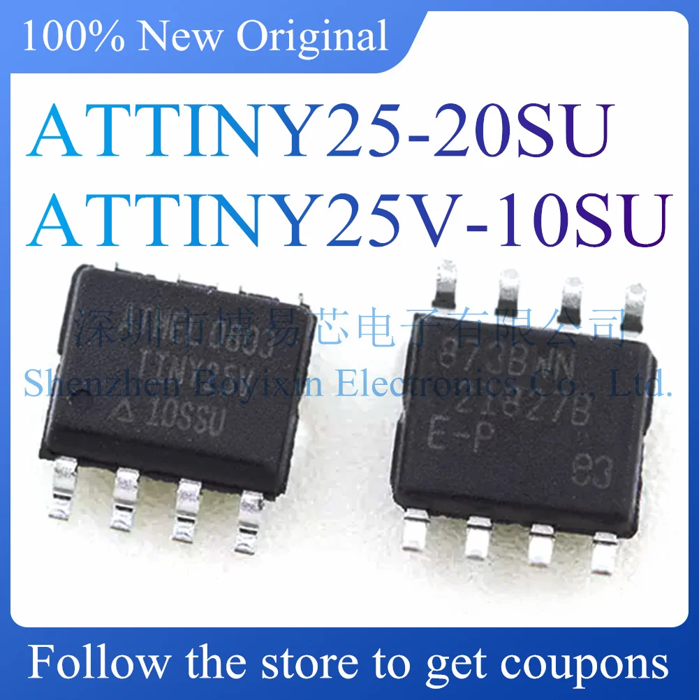 NEW ATTINY25-20SU ATTINY25V-10SU.Original Product.Package SOIC-8