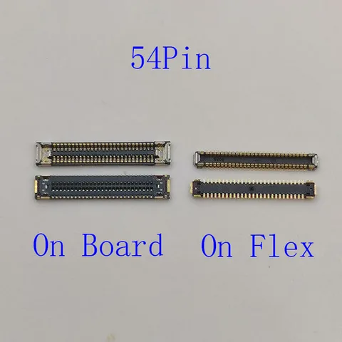 2-10 шт. 56 54-контактный ЖК-экран для Samsung Note20 Ultra/Note 20/S20 Plus/S20U/Fold 2 USB-разъем для зарядки FPC на плате