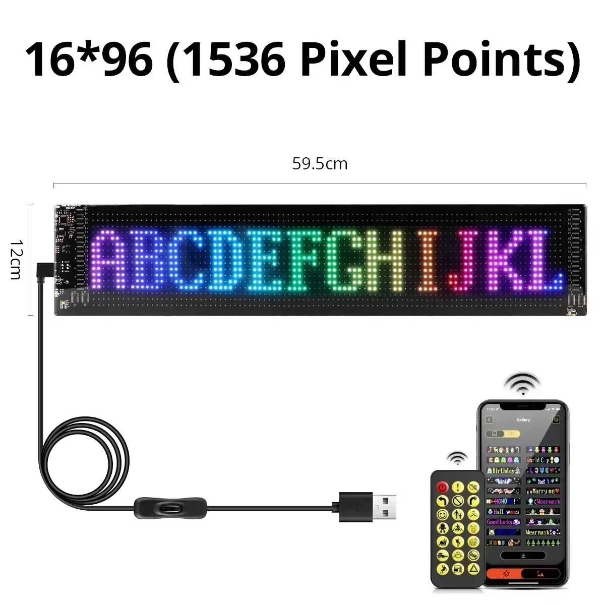

KITLIFY Светодиодная гибкая лента RGB с рисунком граффити