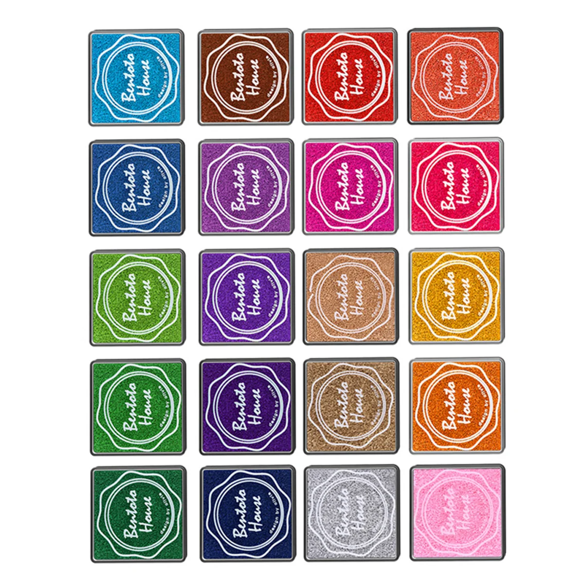 

20pcs Multi- colored Finger Ink Stamp Pads Washable Craft Ink Pad DIY Ink Pad Stamp for DIY Craft Scrapbooking Ink Pad Set