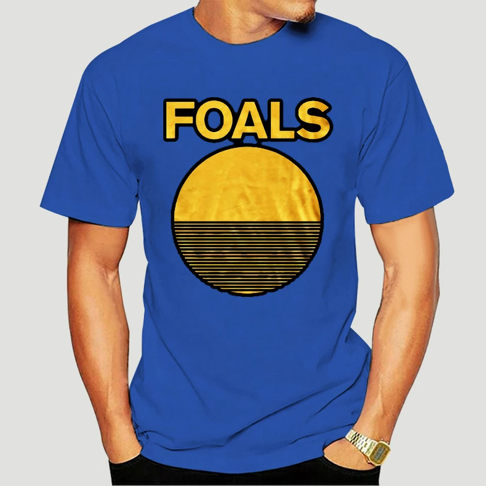 

Camiseta con Logo de banda de Rock Indie de FOALS BW, talla XS-3XL, 8991X