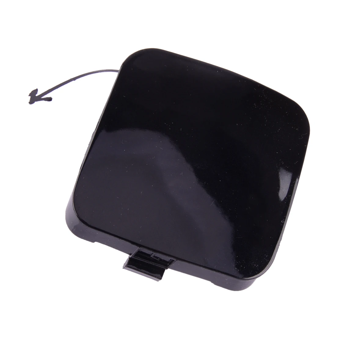 

53286-0R020 Черный Автомобильный передний левый бампер, буксировочный крючок, отверстие для глаза, крышка, подходит для Toyota RAV4 2009 2010 2011 ABS