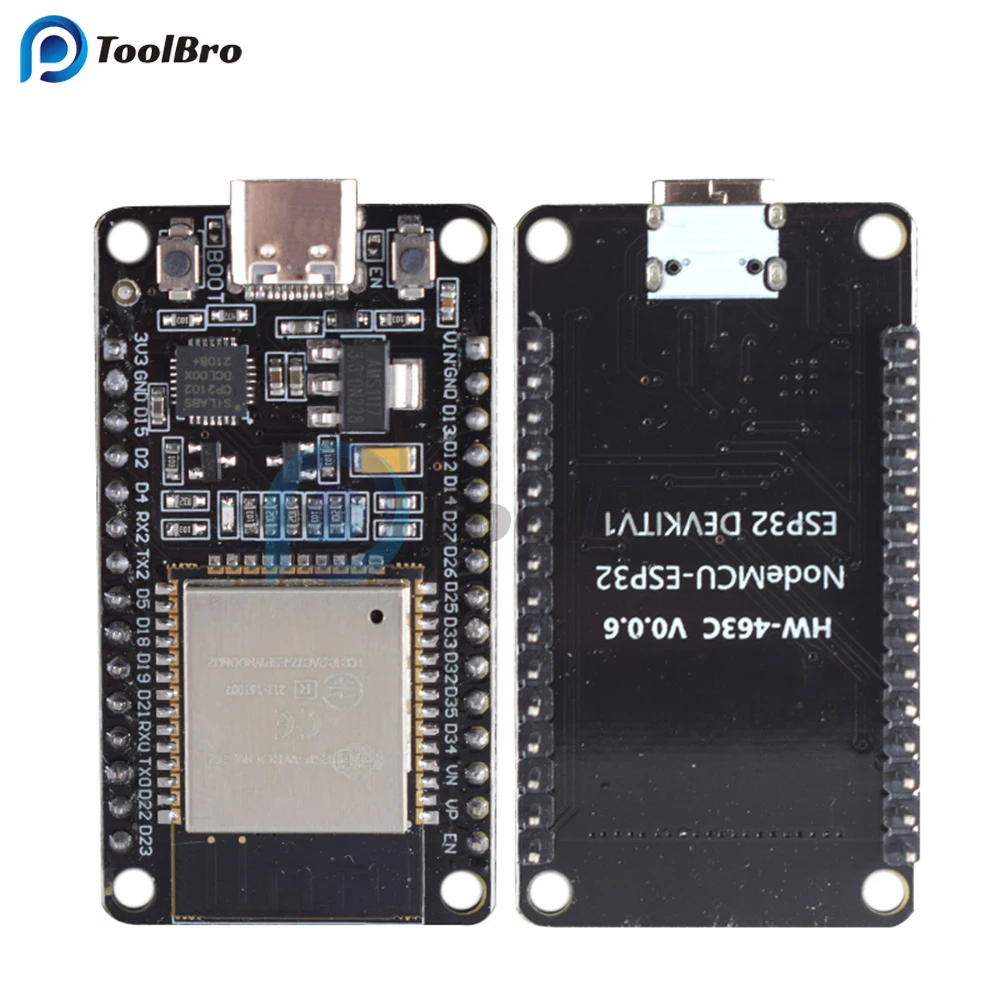 Беспроводная макетная плата 5 в ESP32 с Wi-Fi и Bluetooth для Arduino IOT UART SPI I2C IIC PWM DAC ADC