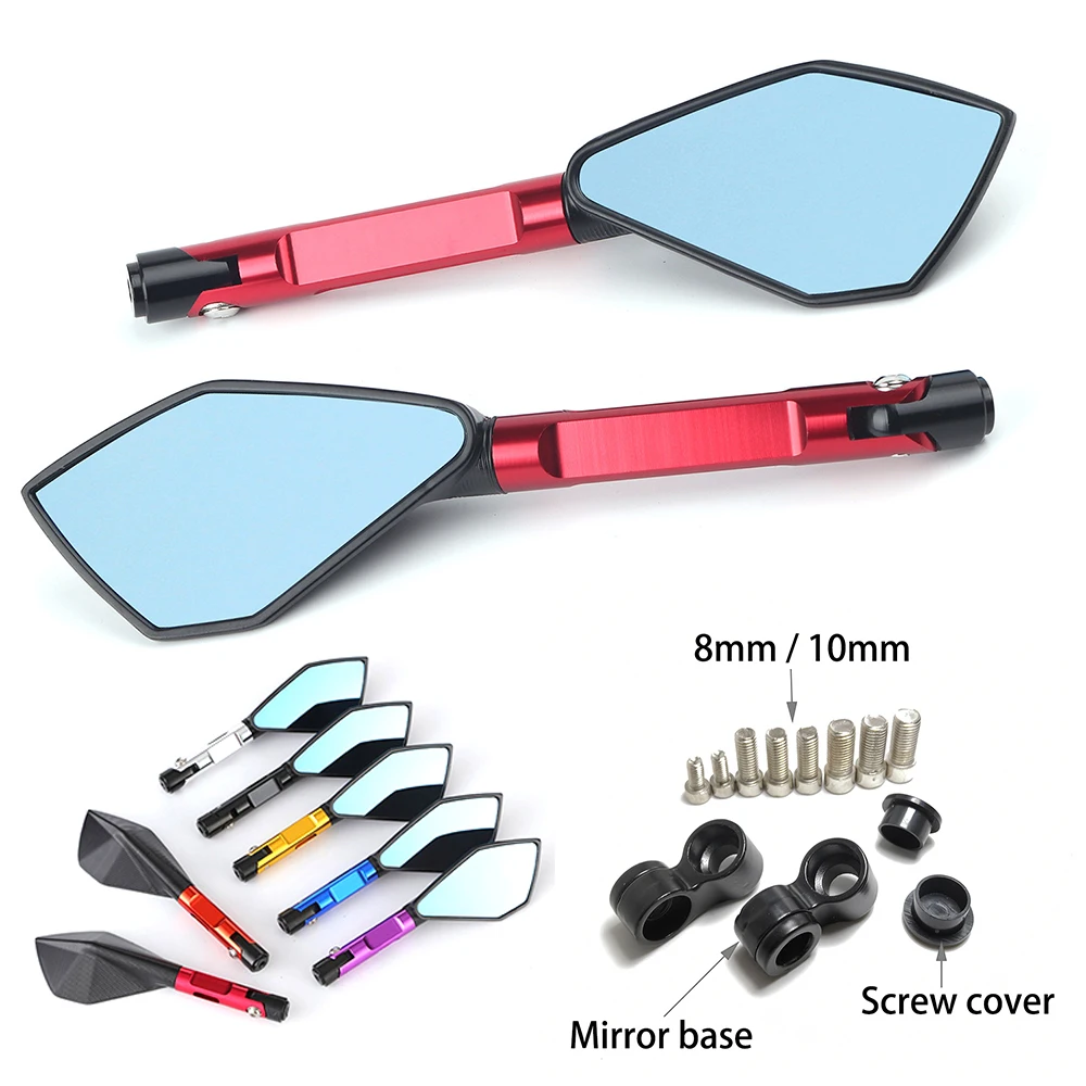 

Universal Motorcycle Mirror Moto Aluminium Rearview Mirrors FOR HONDA CBF 600N 600S 650 1000 1000F CBF 125T 150R 150S 190X 400