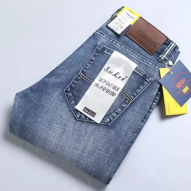 NEW More Colors Jeans Pants Men Exclusive Design Casual Denim Jeans Men Straight Slim Stretch Men Jeans Vaqueros Hombre