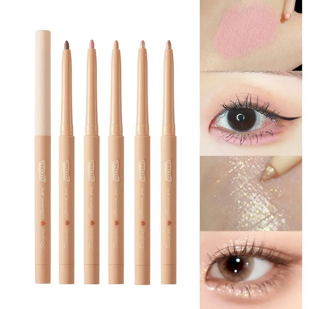 

Long Lasting Eye Shadow Pencil Waterproof Durable Face Highlighter Creative Brighten Glitter Eyeshadow Pen