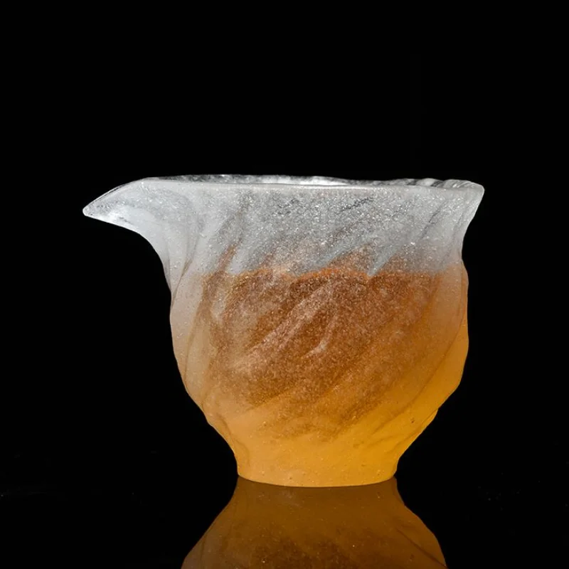 Утолщенный стеклянный дозатор для чая холодный Орел резьбовой диспенсер кунг-фу