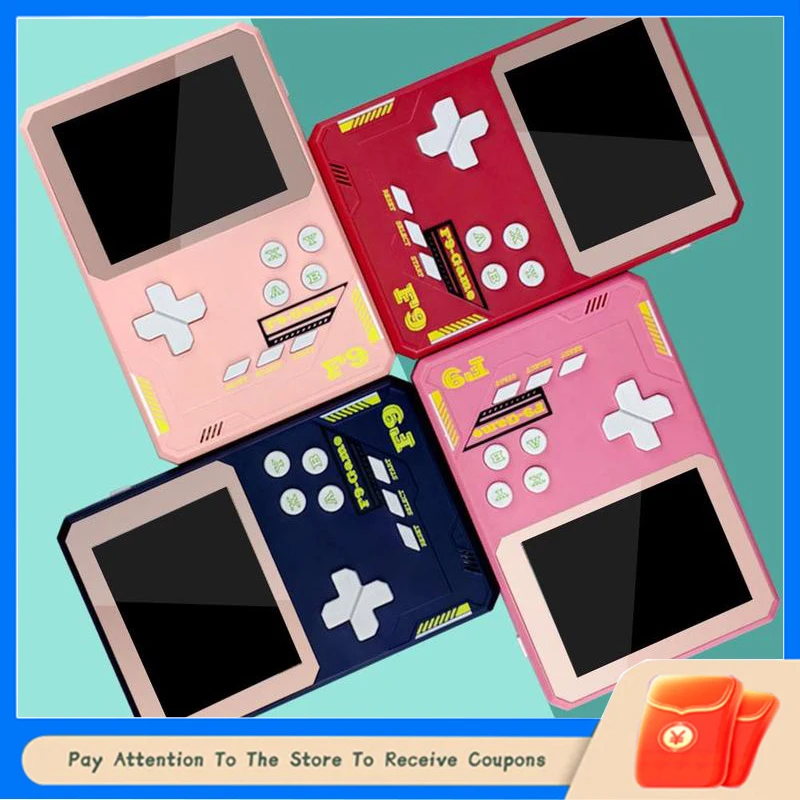 

F9 Retro Portable Mini 3.5 Inch Video Game Console 500 Games Hd Color Screen Kids Gift 8-Bit Handheld Game Player Built-In Gift