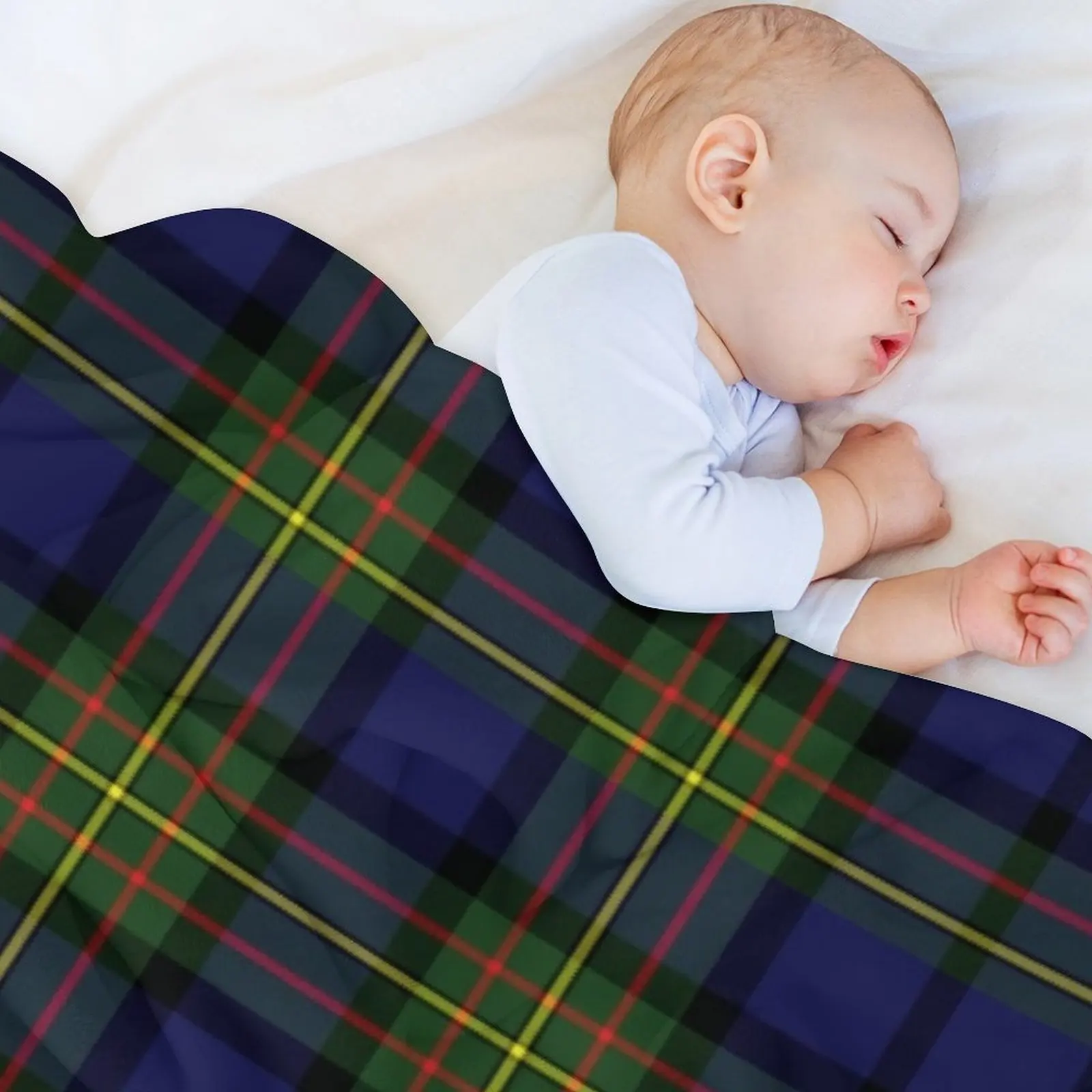 Одеяло из тартана Clan MacLaren туристическое тонкое мягкое одеяло одеяла