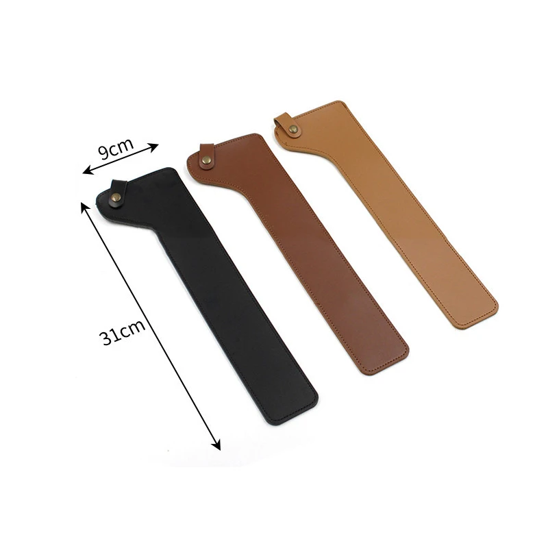 

Barbecue Charcoal Clip Iron Wood Handle Anti-Scalding With Leather Cover Outdoor Camping BBQ Bonfire Stove Fireplace Fire Tongs