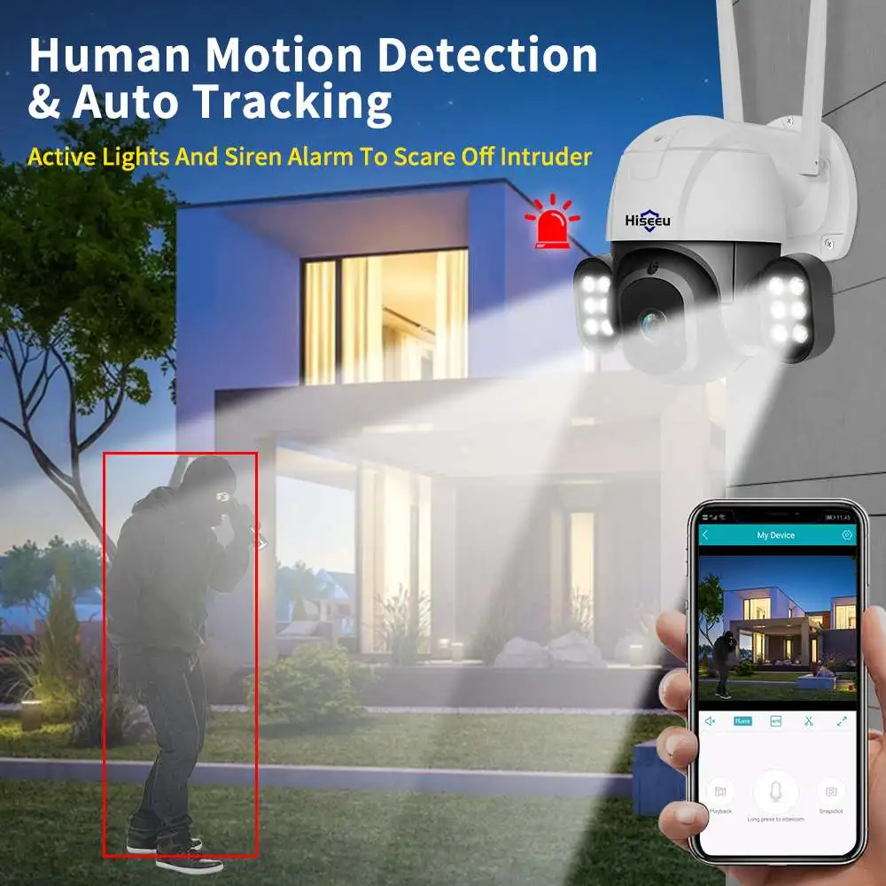 IP-камера Hiseeu 1080P 5 МП Wi-Fi |