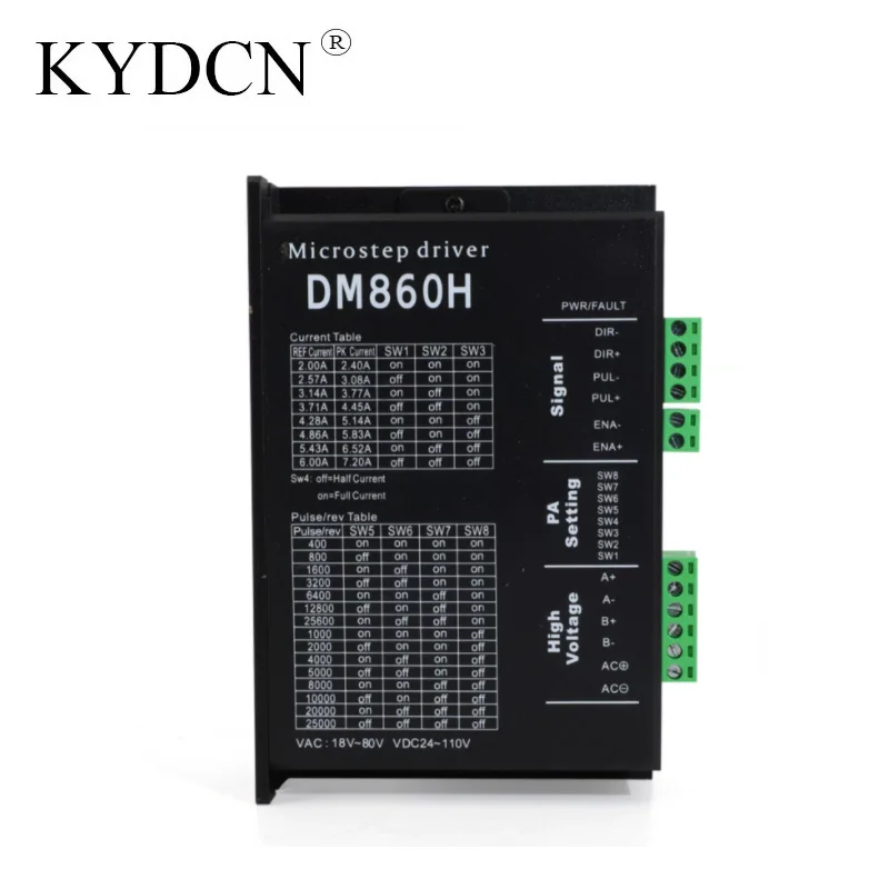 Драйвер шагового двигателя DM860H для микрошагового 57 86 щеточный корпус