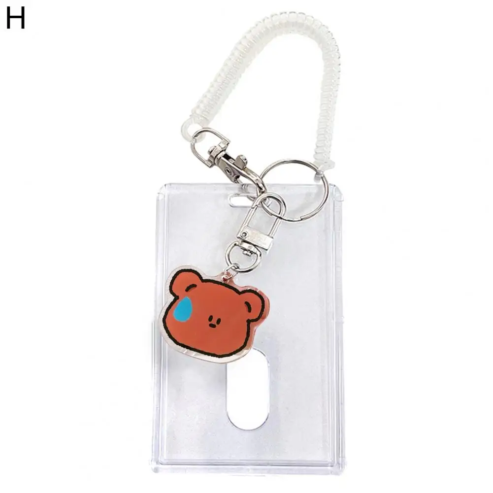 

PVC Creative Cat Duck Dog Card Cover Compact Card Sleeve Detachable for School