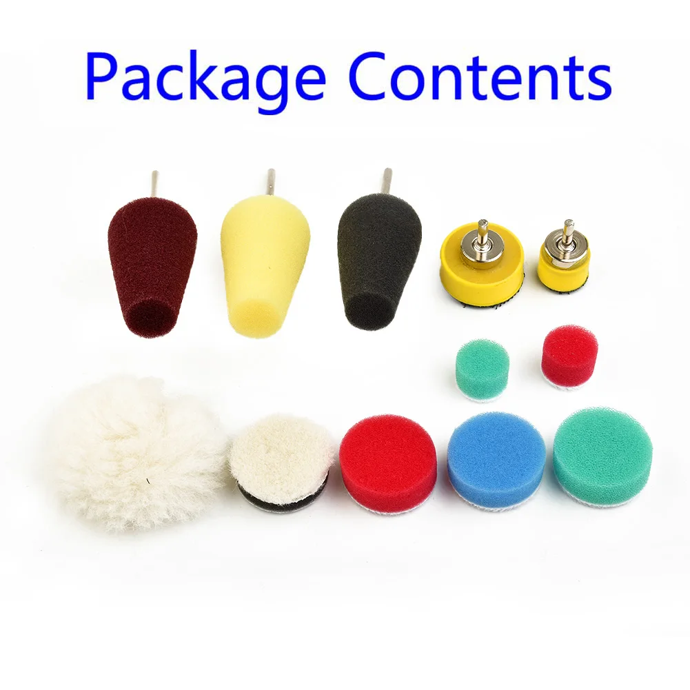 

13pcs Buffing Pad Polishing Sponge Wheel Bendable Reusable Detail Polish For Kitchen Bathroom Coat Paints Power Drills Wheel