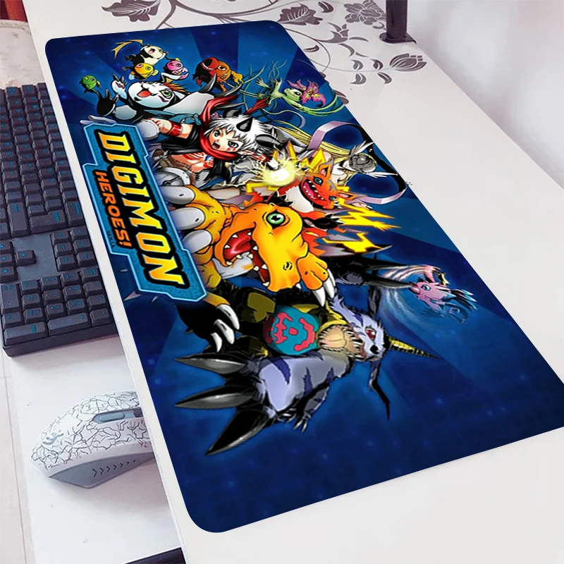 

Digimon Anime Mouse Pad Gamer Alfombrilla Gaming Mousepad Keyboard Pad Large Pattern Mousepad Deskmat Mouse Mat Tapis De Souris