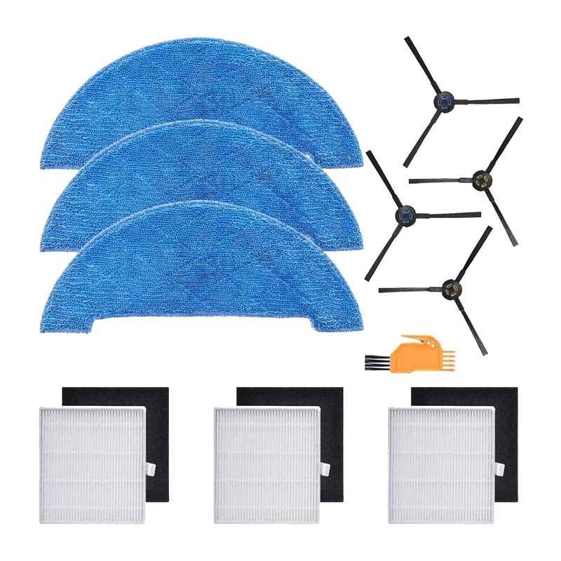 

Replacement Filter Brush Wipe Spare Parts Accessory Set For ILIFE V80 V85 ZACO V80 V85 Robot Vacuum Cleaner