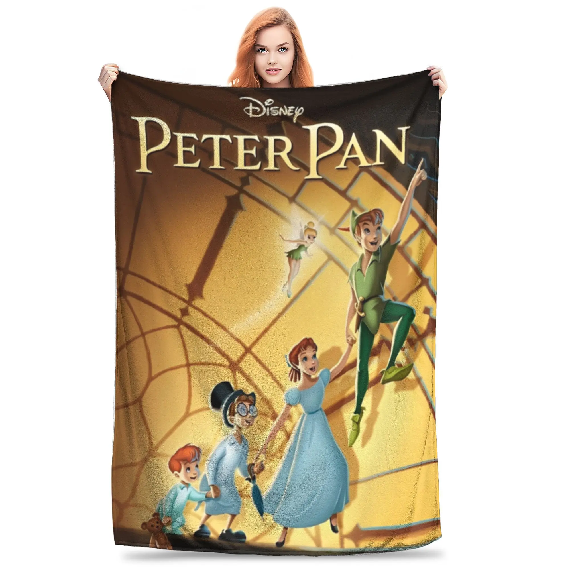 Питер Пэн мультяшное одеяло Фланелевое украшение знаменитая сказочная история