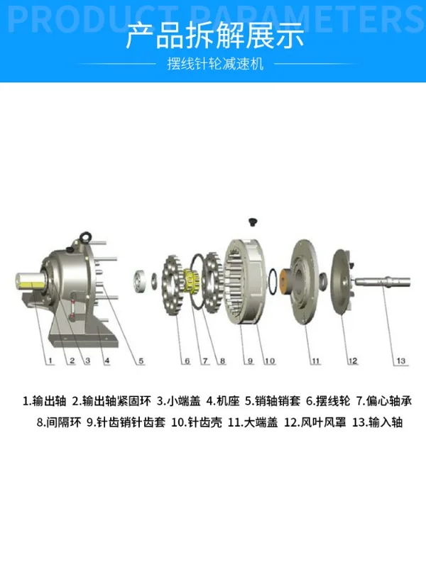 Горизонтальный циклоидный шиномонтажный редуктор прямое подключение к