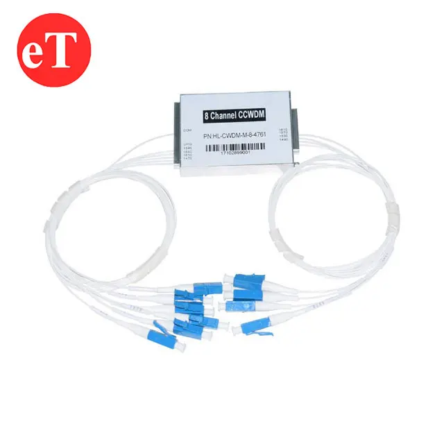 8-канальное устройство фильтра CCWDM WDM компактный волоконно-оптический