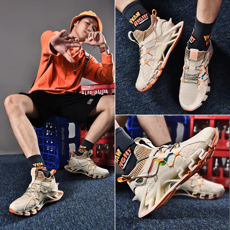 Abhoth Running Shoes Men Sneakers Four Seasons Comfort Light Outdoor Wear-resistant Non-slip Walking Shoes Zapatillas Hombre