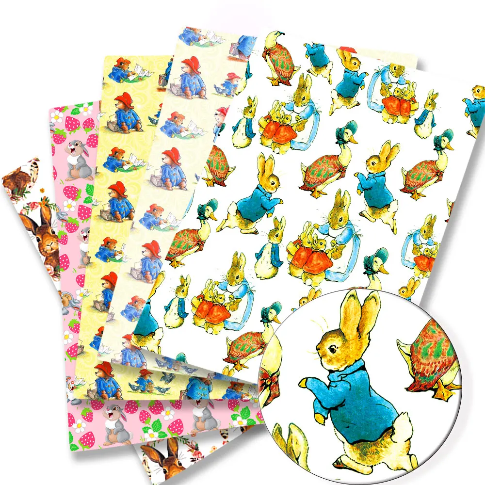 

Cartoon Fabric Hot DIY140*50cm Handmade Sewing Patchwork Quilting Baby Dress Home Sheet Printed Fabric Fabric Sewing Kids Fabri