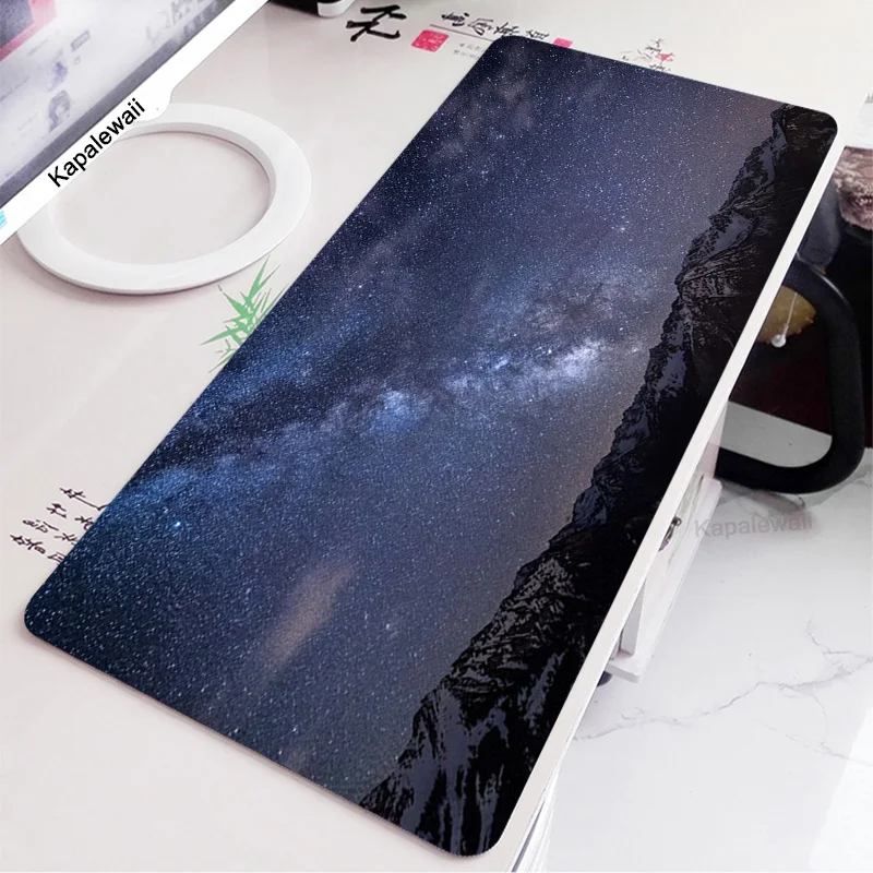 

Tapis De Souris Space XL Mousepad Kawaii Computer Gaming Accessories Large Mouse Pad Alfombrilla Raton Non-slip Mausepad Deskmat