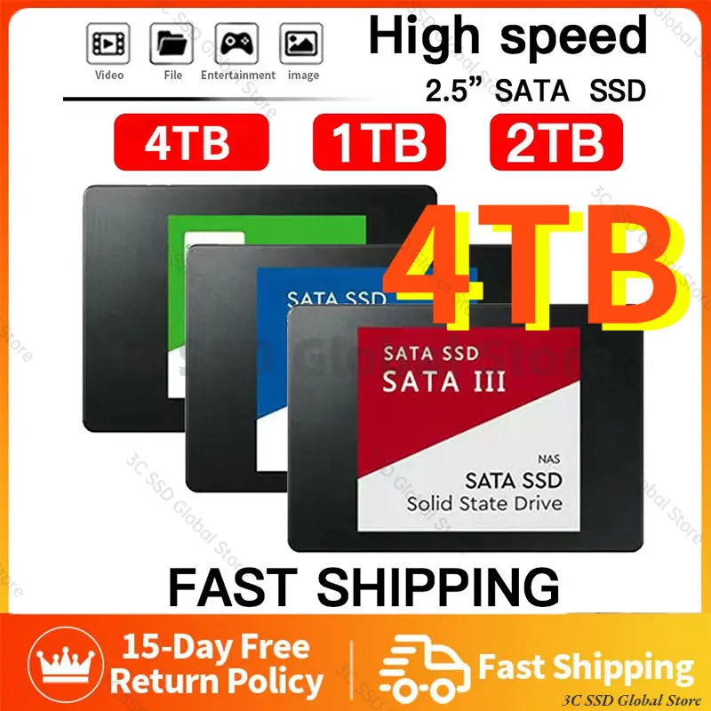 

Original SSD HDD Portable 1TB 2TB High Speed External Hard Drive Solid State Drives Hard Disk 4TB SSD For Laptop