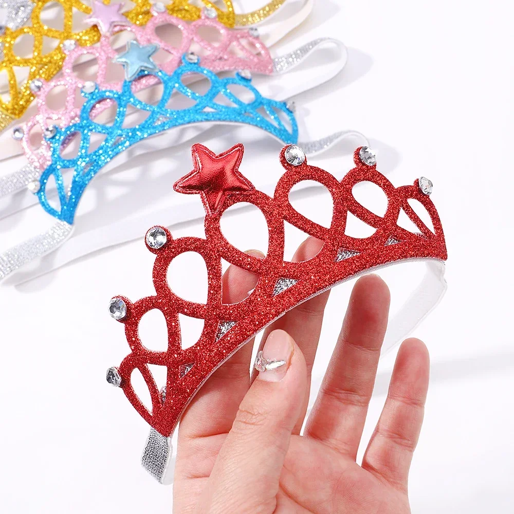 1 шт. Корона обруч для волос блестящая повязка на голову день рождения детей